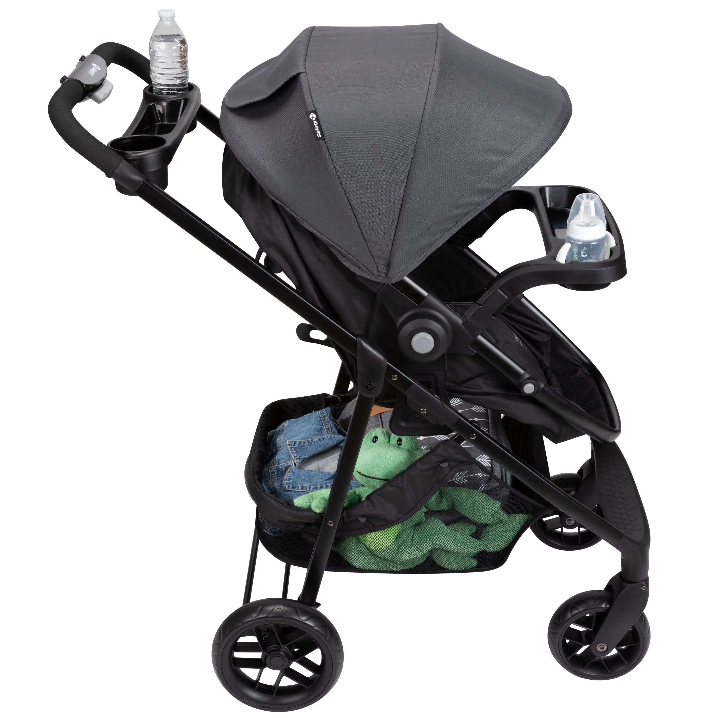 Safety 1st Grow and Go Sprint Modular Travel System Stroller with Rear-Facing Infant Car Seat, Whisper Grey
