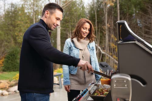 Napoleon PRO500RSIBPSS-3 Prestige PRO BBQ Propane Gas Grill, 500 sq.in. + Infrared Side and Rear Burners, Stainless Steel