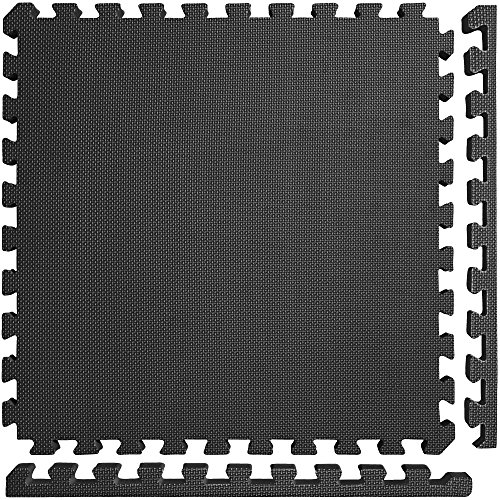 Meister X-THICK 1.5" Interlocking EVA Foam Mats - 2X Cushion for Wrestling, MMA Takedowns & Gymnastics - 2'x2' Tiles