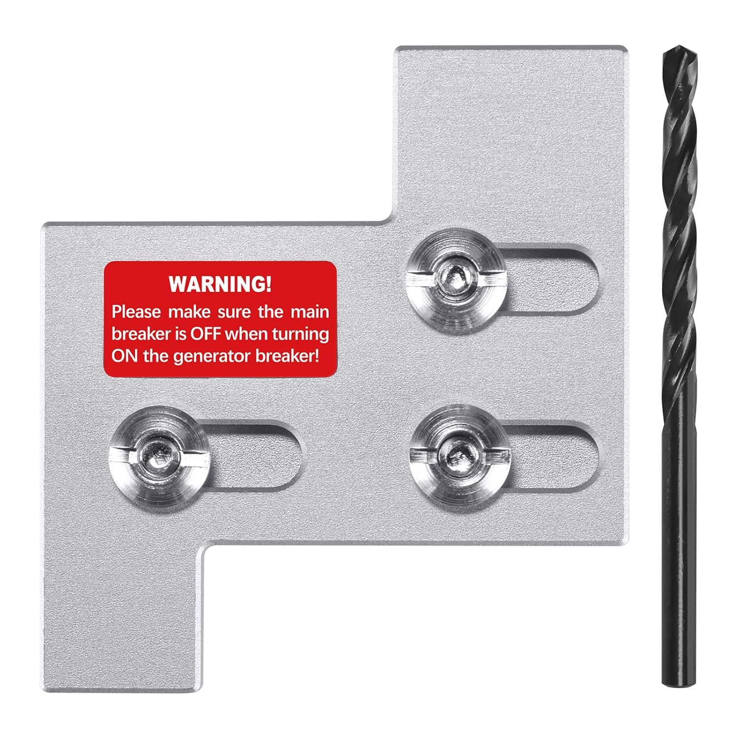 ACANORA Generator Interlock Kit Silver for General Electric GE 150 or 200 amp Main Breaker Panel
