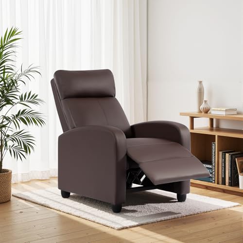 BestMassage | Recliner Chair | with 2 Point Massage Function | Black | with Lumbar Support, Adjustable Push Back, Wide Armrests