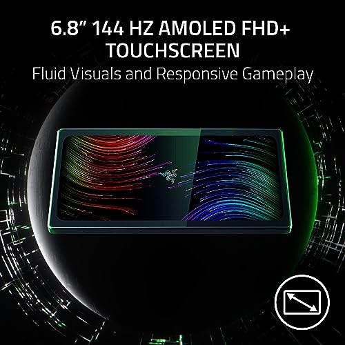 Razer Edge WiFi Gaming Tablet: Snapdragon G3X Gen 1 - Console-Class Control with HyperSense Haptics - 6.8” 144Hz AMOLED FHD+ Touchscreen - Android