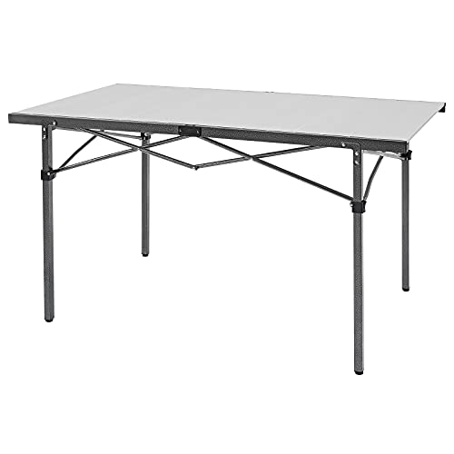 KingCamp Camping Table Folding Portable Table Aluminum Roll Up Lightweight Foldable Large Camp Table for Indoor Outdoor Picnic Backyard, 53.5"X27.5"