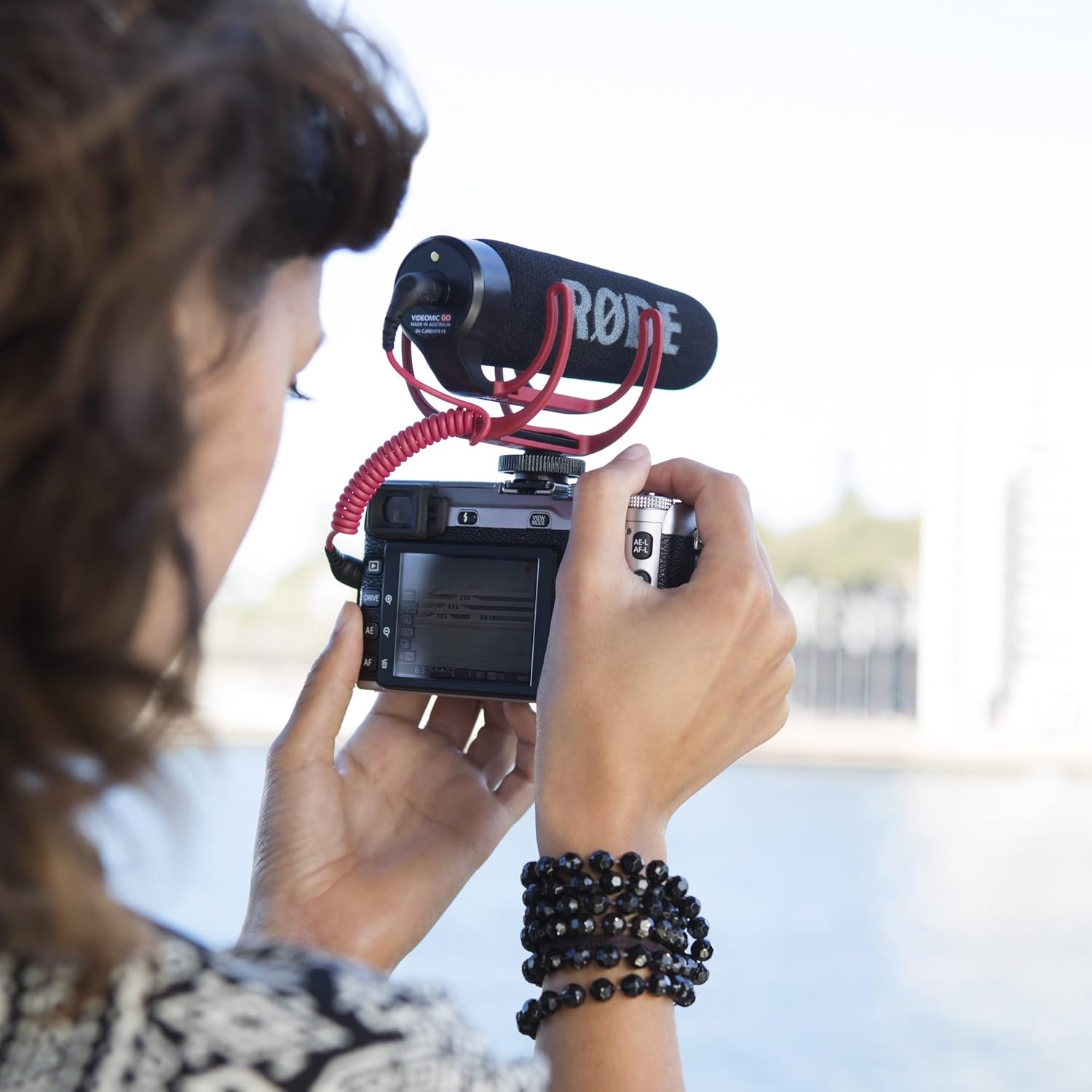 Rode VideoMic GO Lightweight On-Camera Microphone with Integrated Rycote Shockmount