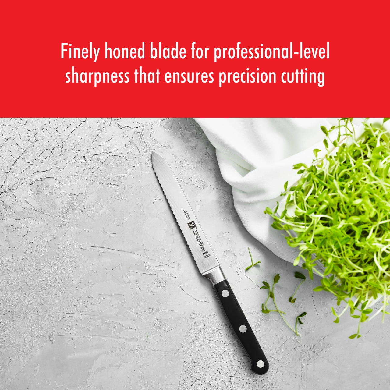 ZWILLING J.A. Henckels Professional "S" 16-pc Knife Set With 17.5" Stainless Magnetic Knife Bar