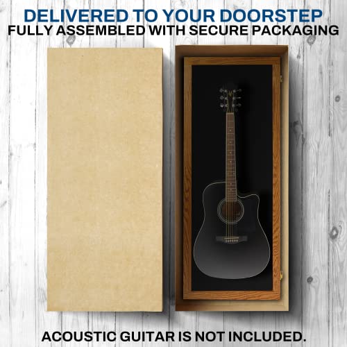 Acoustic Guitar Display Case - Acrylic Acoustic Guitar Case - Guitar Display Case Wall Mount