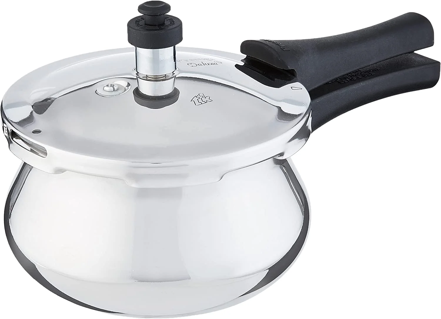 Prestige Deluxe Stainless Steel Mini Handi Pressure Cooker, 3.3-Liter - Curated Treasures Market