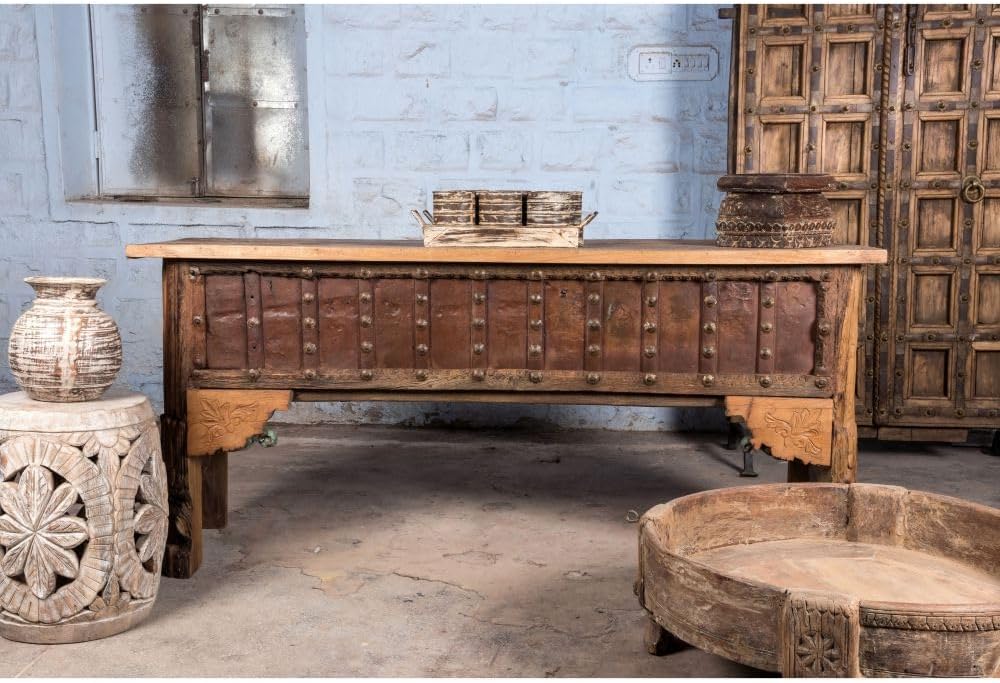 | Hand Carved Door Console Table | Hand Carved Table | Hand Carved Furniture | Living Room Furniture | Lifestyle Decor Furniture | Console Table |