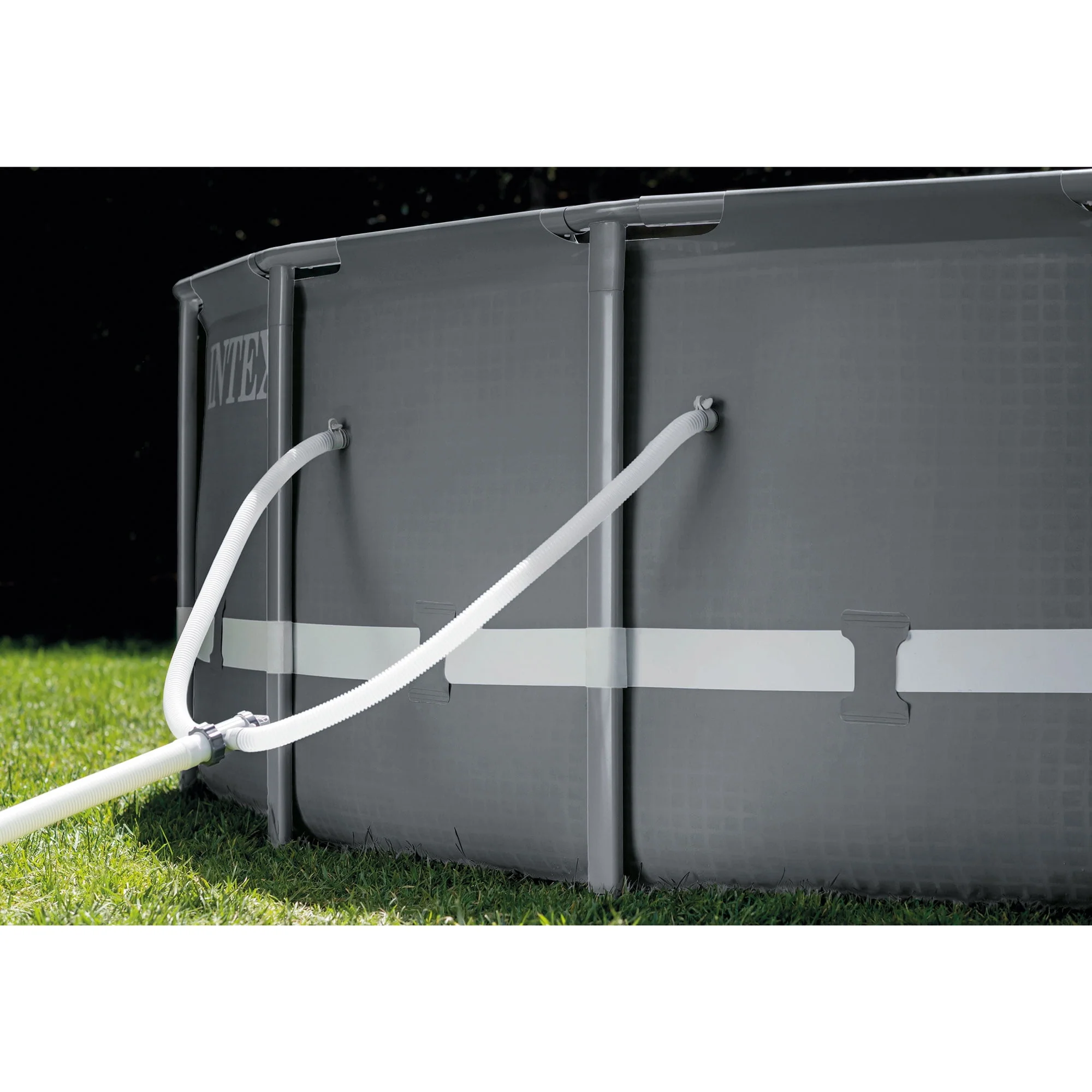 Intex 20' x 48 Ultra XTR Round Frame Above Ground Swimming Pool with Sand Filter Pump