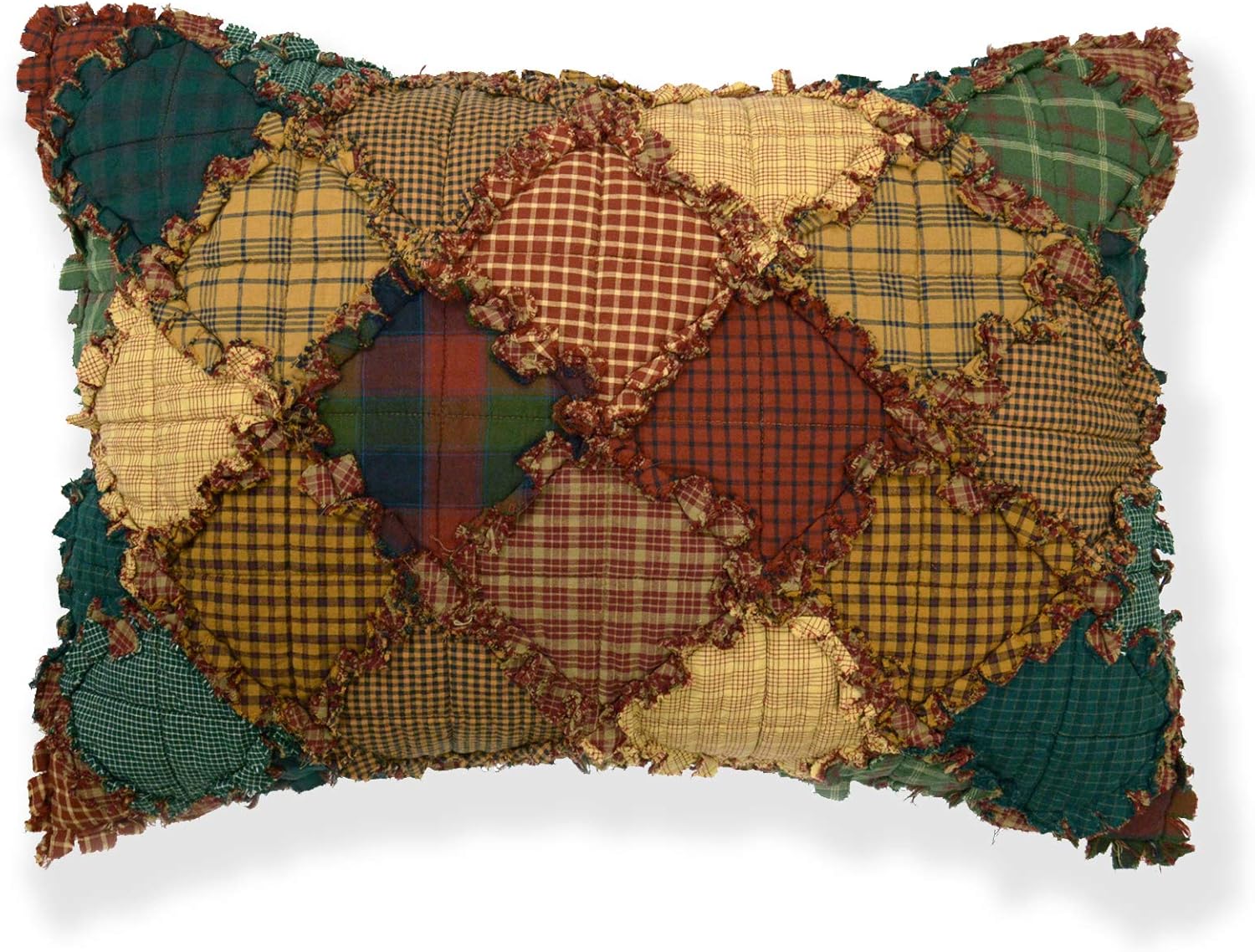 Throw Blanket - Campfire by Donna Sharp - Lodge Decorative Throw Blanket with Patchwork Pattern