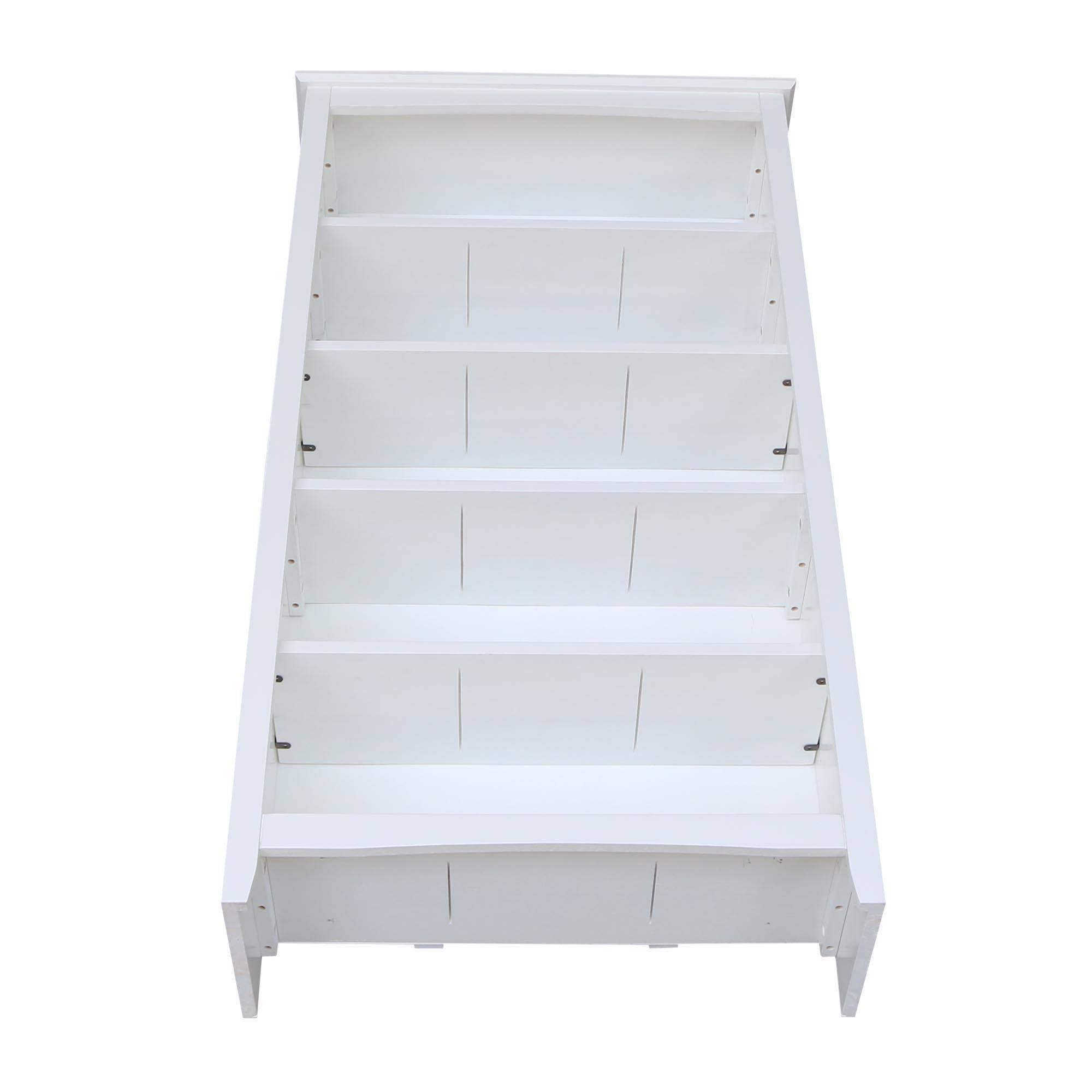 International Concepts Shaker Bookcase - 60x22H White