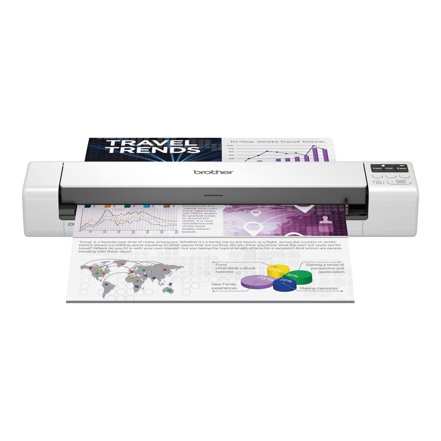 Brother DS-940DW Duplex and Wireless Compact Mobile Document Scanner
