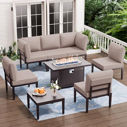15 Pieces Patio Furniture Set w/55