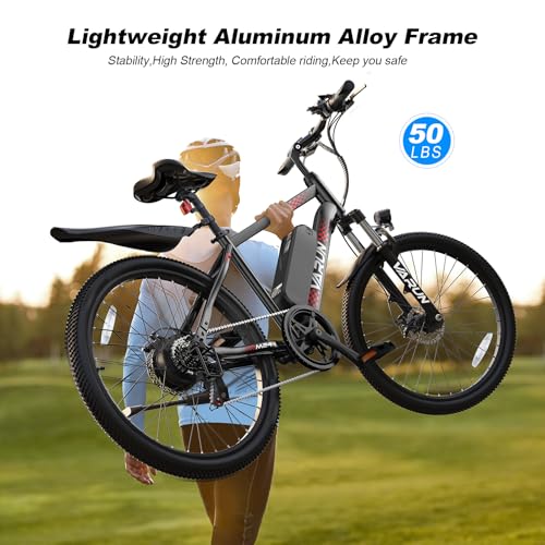 VARUN Electric Bike - Ebikes for Adults Peak 500W /750W 20MPH Commuter Ebike with 36V/48V 7.8AH Removable Battery, 24''