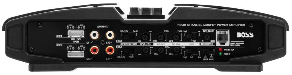 Boss Audio 2600W 4 Channel Car Audio Amplifier Power LED Amp+Remote (2 Pack)