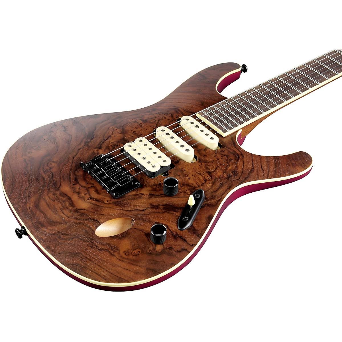 Ibanez SEW761CW S Standard Electric Guitar, Natural Flat