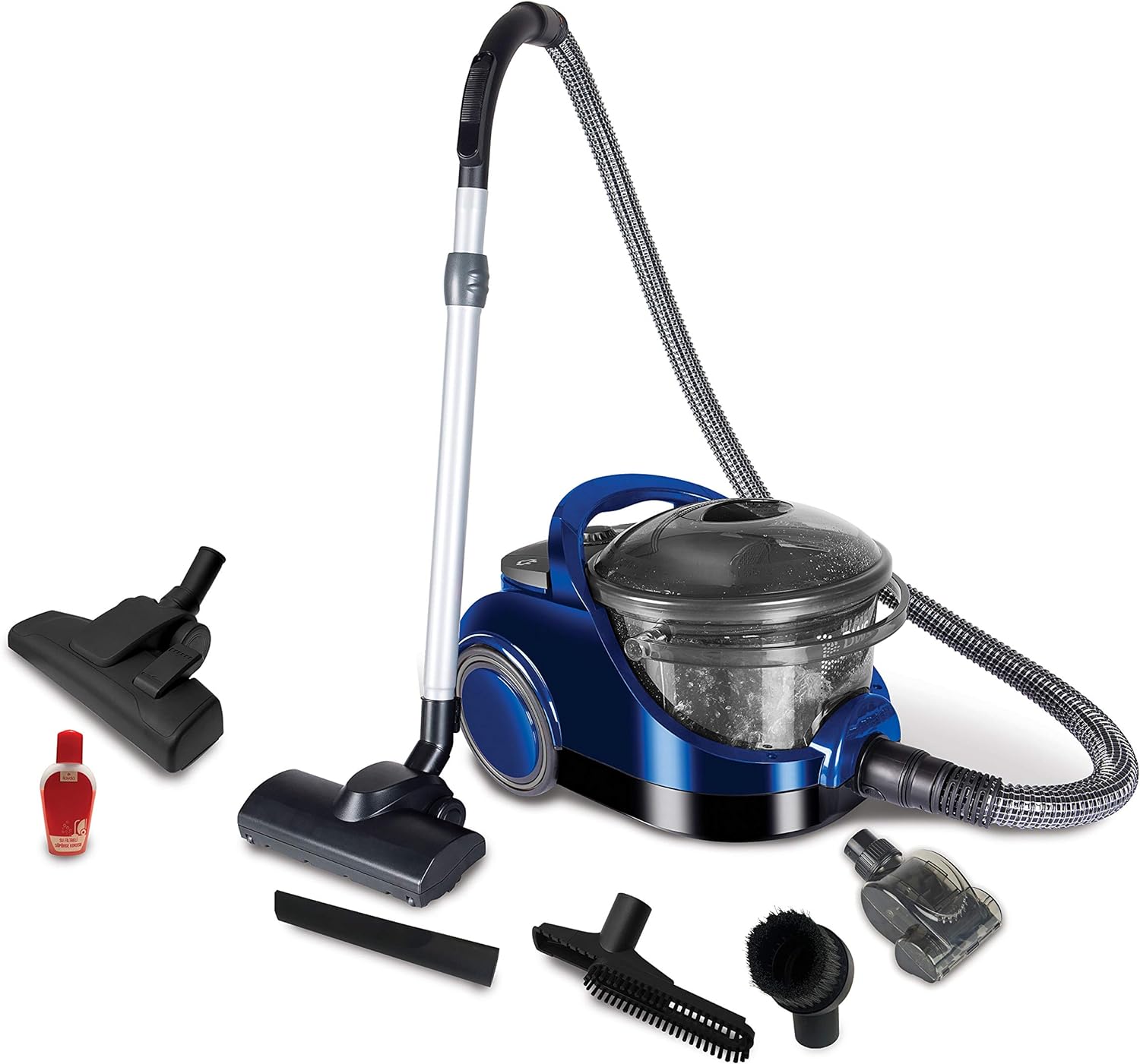 Koblenz Acquapur Canister Vacuum Cleaner - Vacuum Cleaner &ndash; Water Filtration, 5-Level Filtration, Bagless Canister Vacuum Cleaner