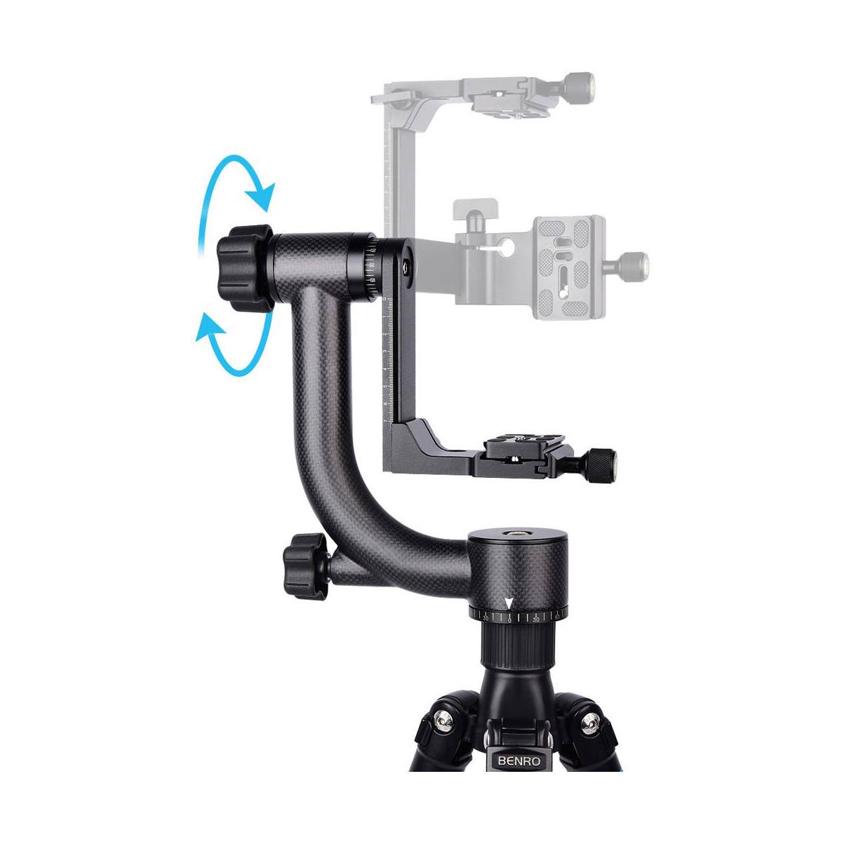 YELANGU A19 Carbon Fiber Dslr Camera Gimbal Tripod Head
