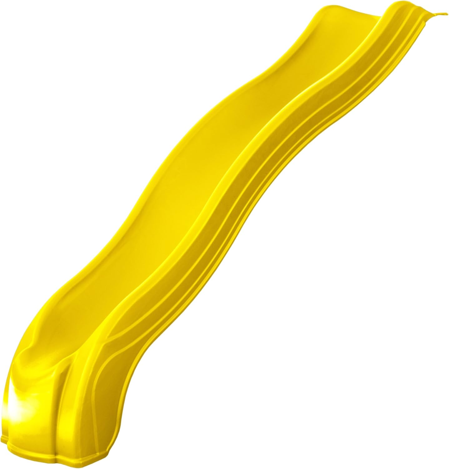 Swing-N-Slide WS 8201 Apex Wave 8 Foot Long Slide for 4' Swing Set Decks, Yellow