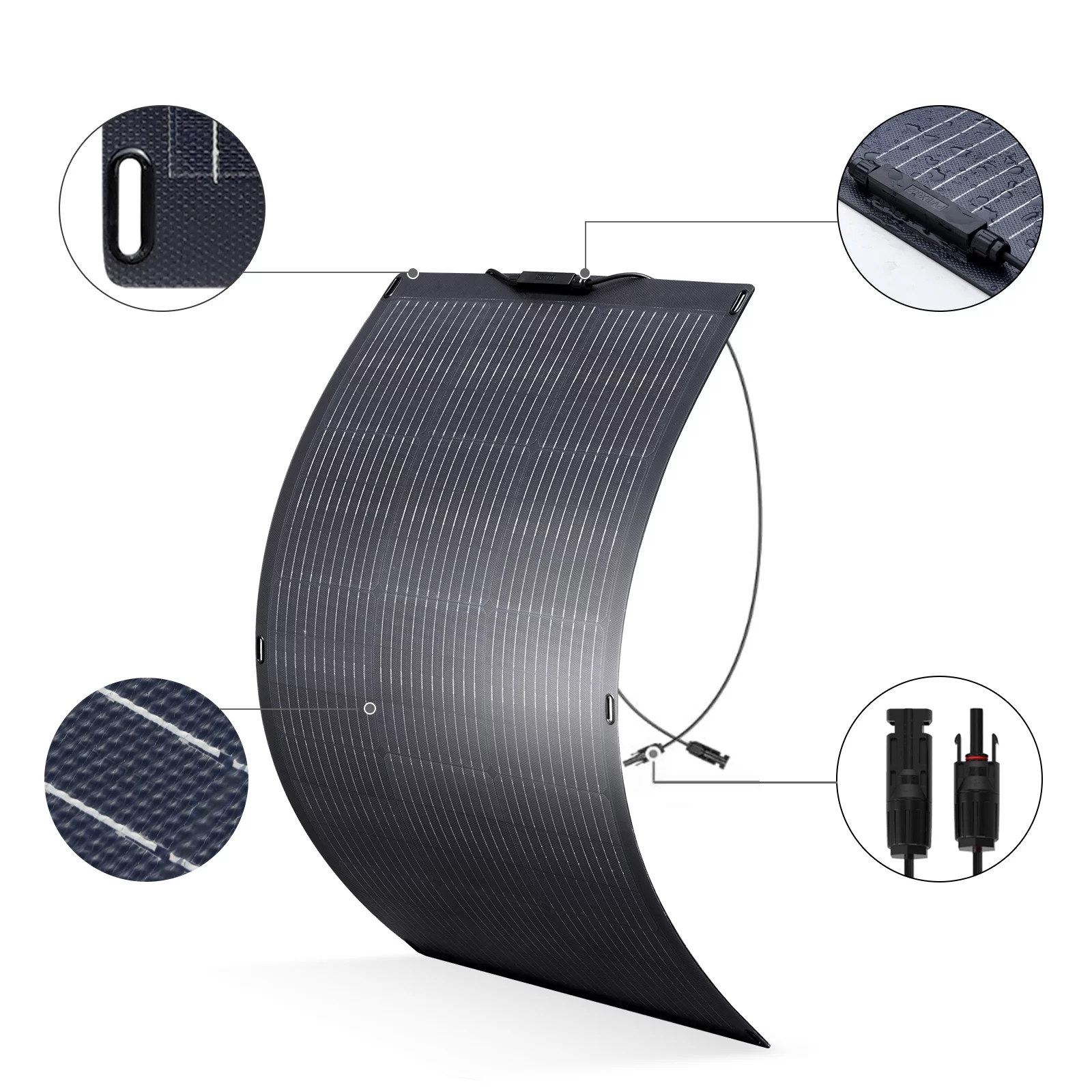 ALLPOWERS S300 Portable Solar Generator Kit, 300 Watt 288Wh Power Station with 100W Monocrystalline Flexible Solar Panel