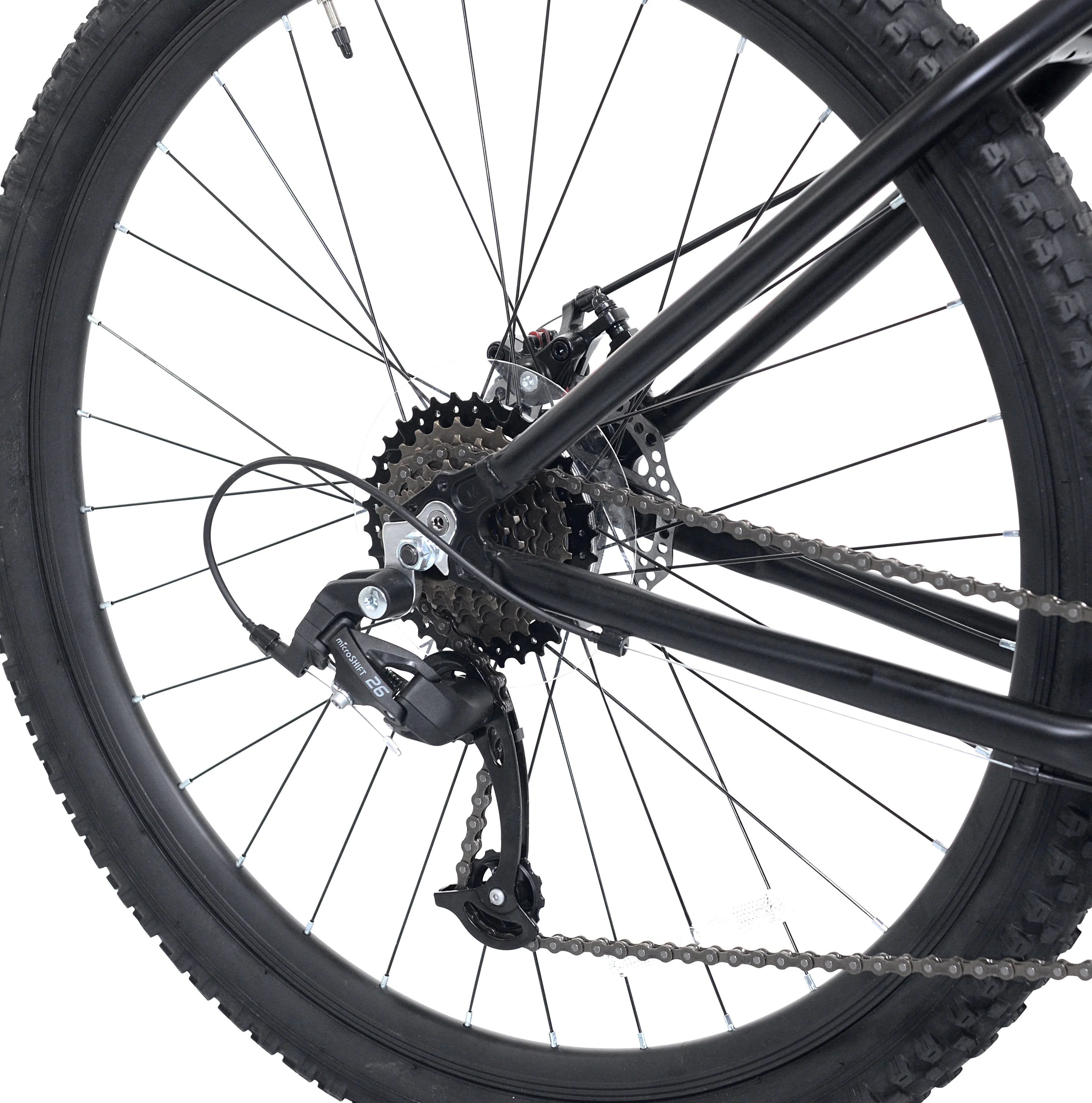 Ozark Trail 27.5 Vibe Mountain Bike, Medium Frame, Black, Adult, Unisex