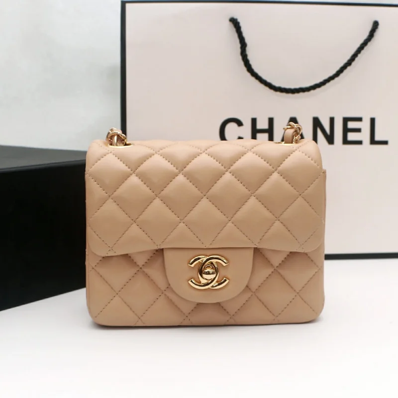 Chanel Lambskin 17Cm Class-Flap Bag 1115