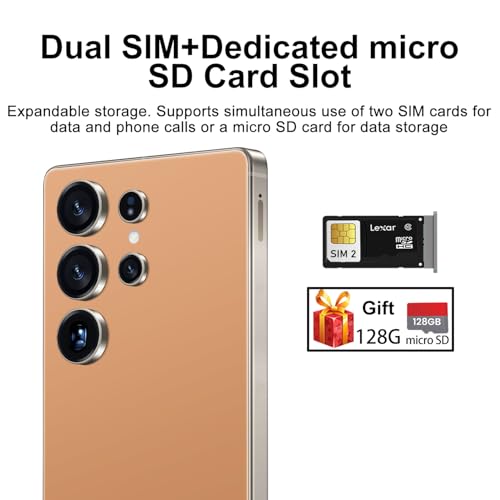 X25 Ultra 5G Cell Phone, Unlocked Android Smart Phone, 8+256GB+128GB Unlocked Android Phone
