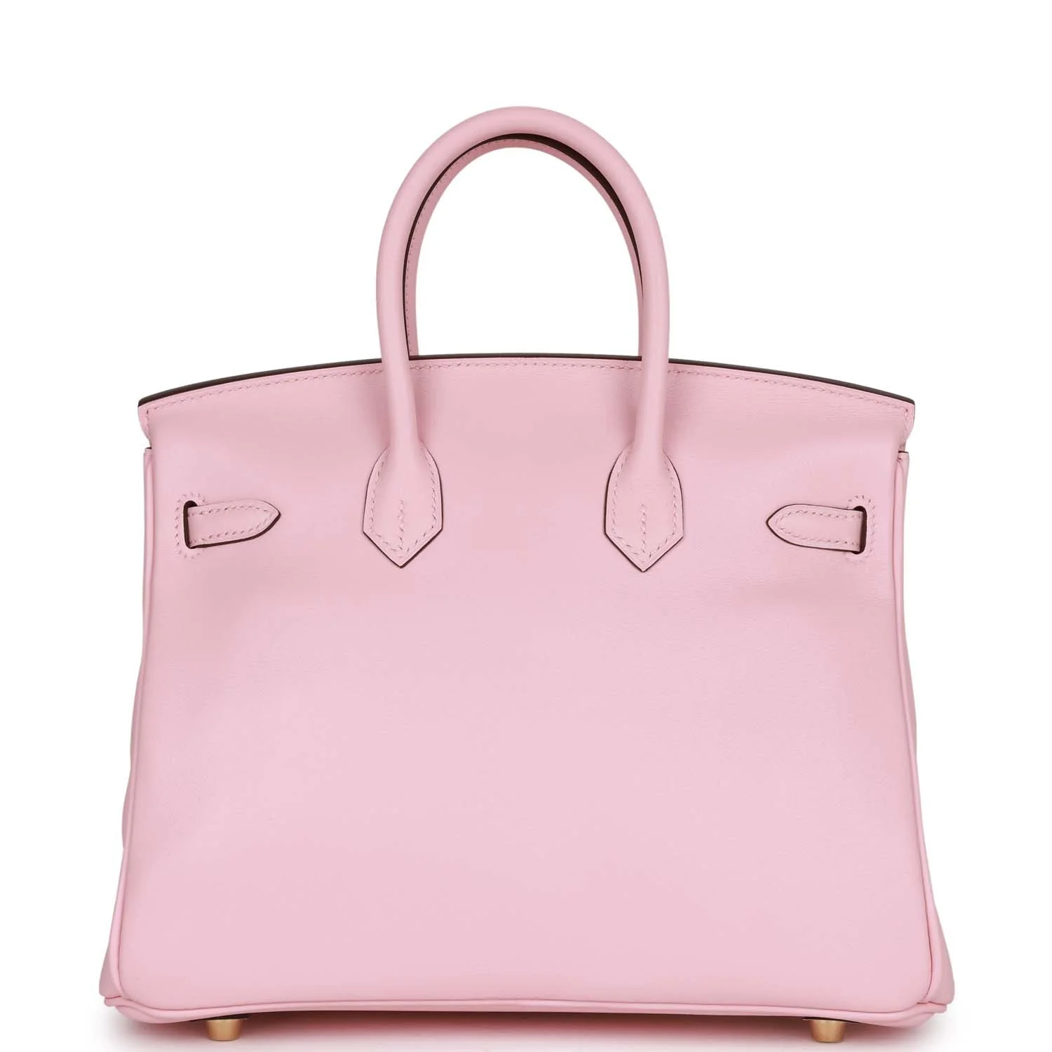 Pre-owned Hermes Birkin 25 Rose Sakura Swift Gold Hardware