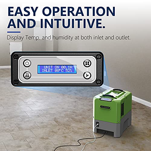 ALORAIR 180PPD Commercial Dehumidifier for Crawl Space & Basement, Wi-Fi APP Controls with Pump, Capacity up to 85 PPD at AHAM Condition