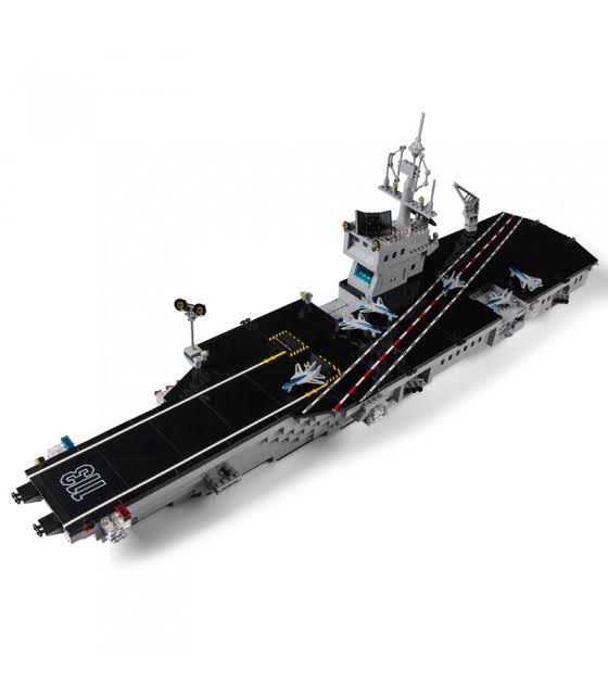 Enlighten 113 Aircraft Carrier Building Blocks Toy Set