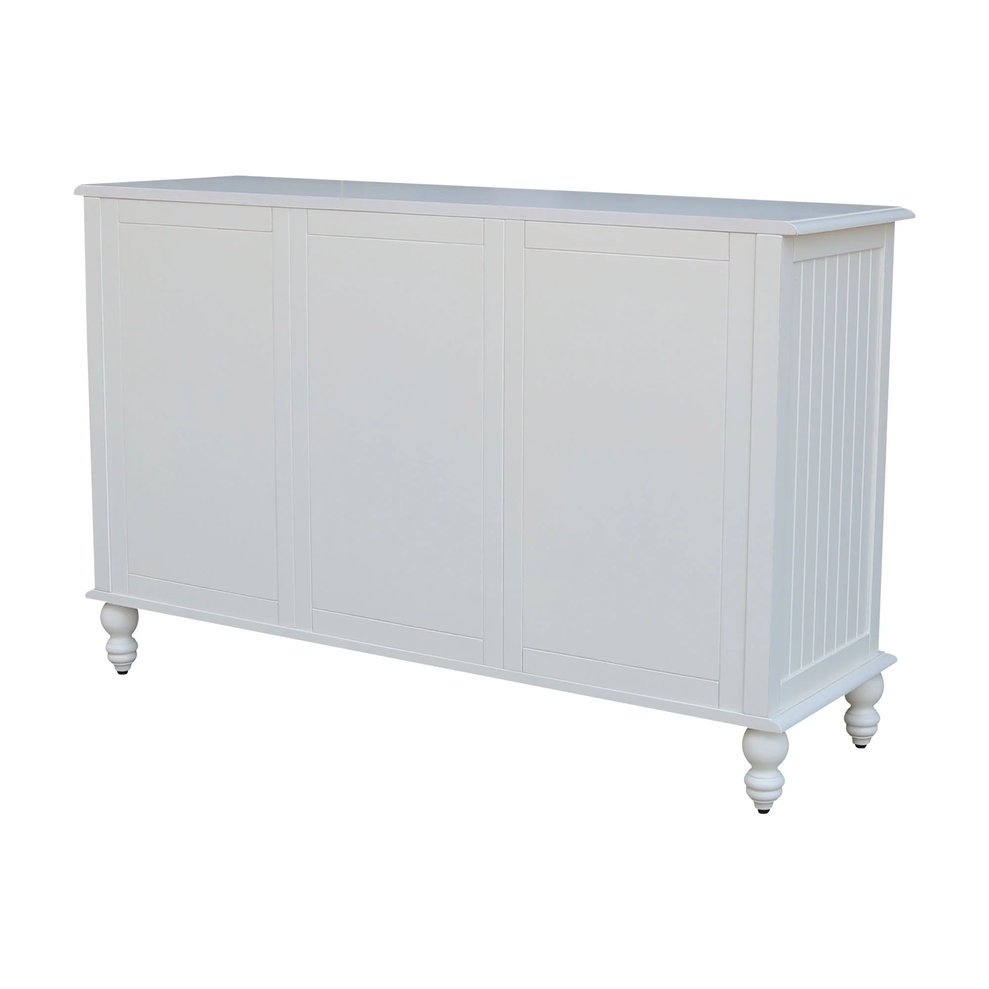 Beach White Cottage Console Table