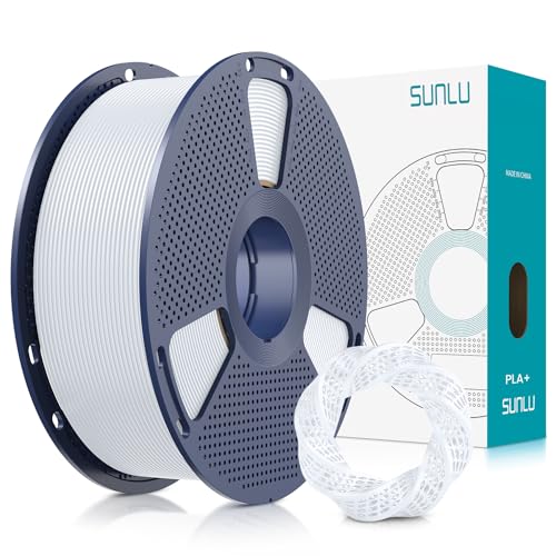 SUNLU 3D Printer Filament Bundle, PLA Plus Filament 10KG 1.75mm, Neatly Wound Filament for Most 3D Printer, 10 Colors, 1kg Spool
