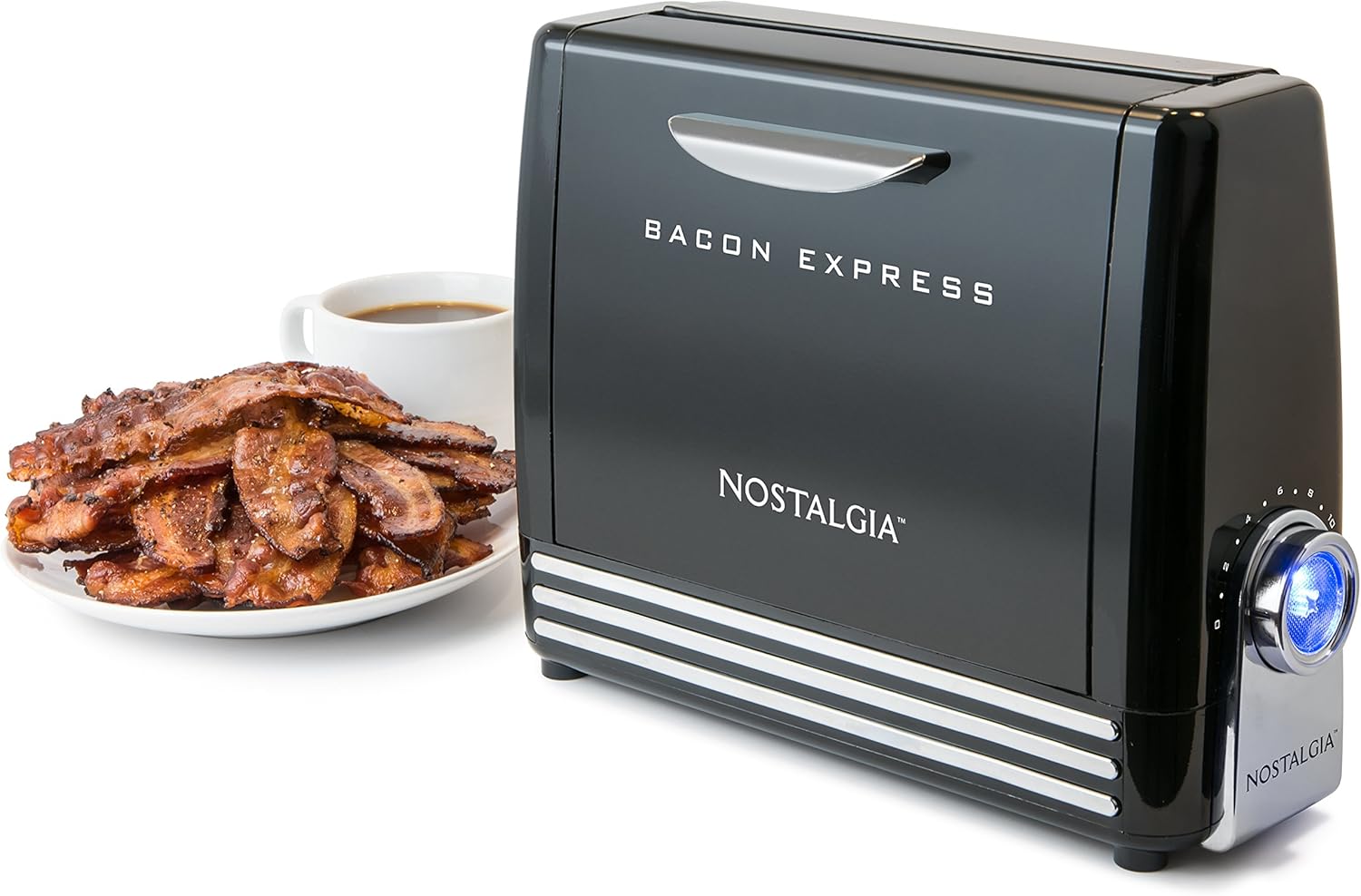 Nostalgia BCN6BK Bacon Express Crispy Bacon Grill