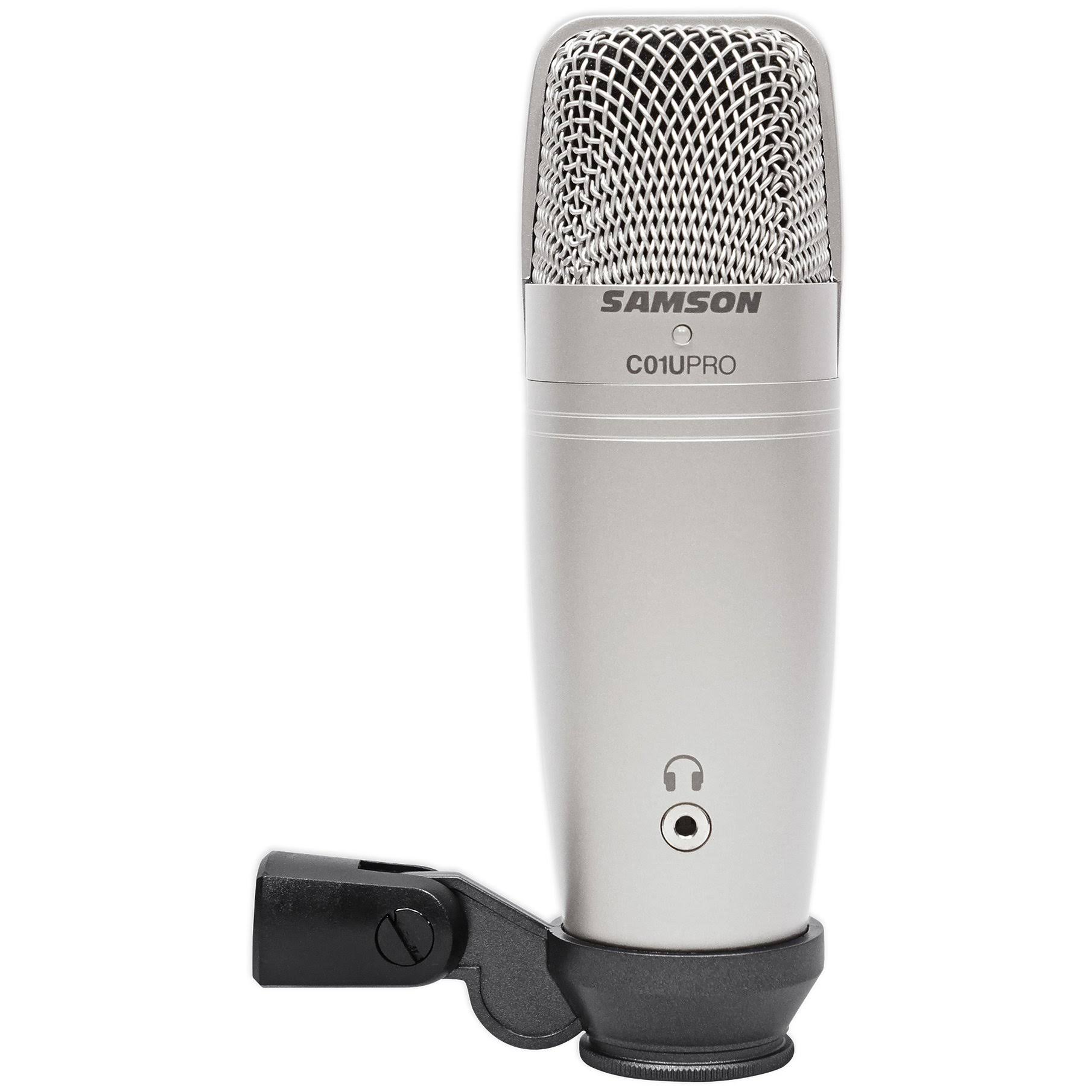 Samson C01U Pro USB Studio Recording Podcast Podcasting Microphone Mic+Stand SAC01UPRO Broad