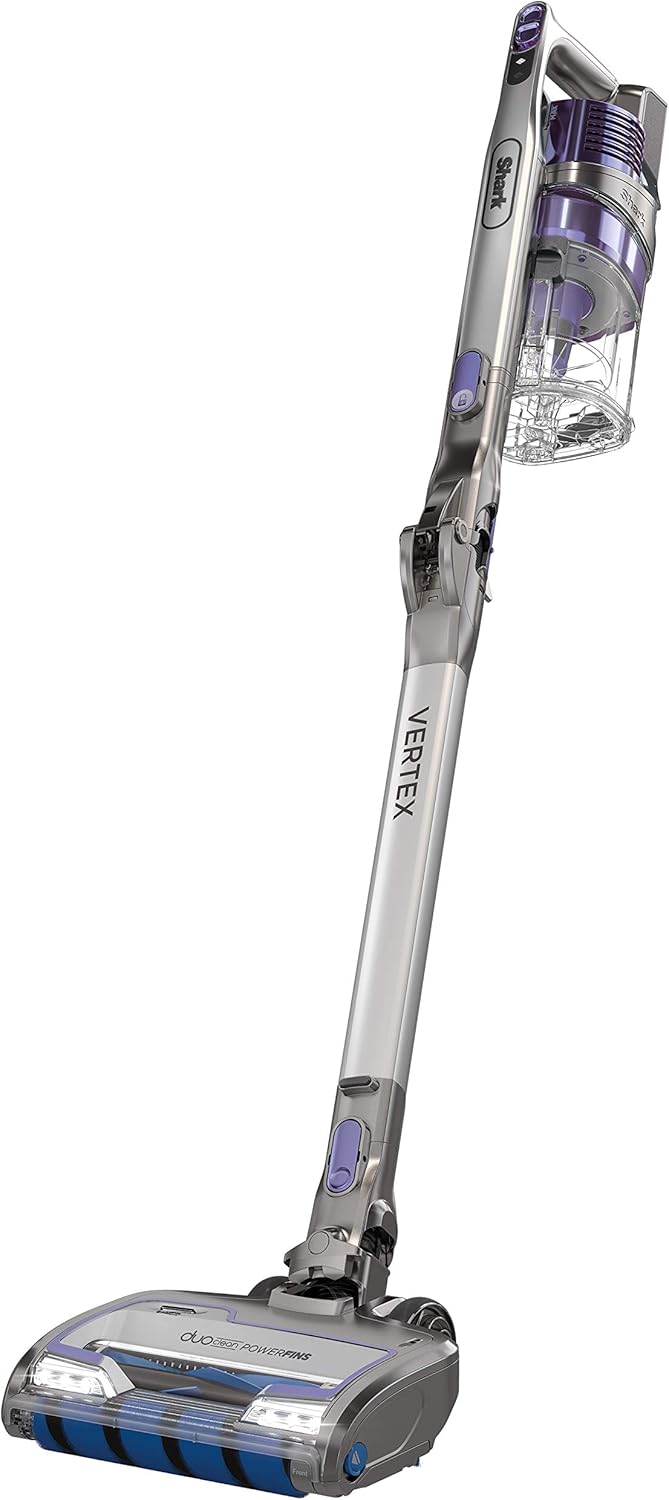 Shark IZ462H Vertex Ultra Lightweight Cordless Stick Vacuum with DuoClean PowerFins, Crevice, Pet Multi-Tool, Anti-Allergen, Brush