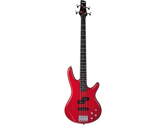 Ibanez GSR200TR Electric Bass Guitar, Transparent Red