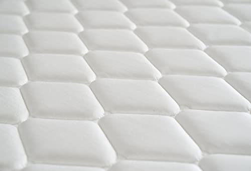 Oliver & Smith Queen Mattress - 6 Inch Hybrid Queen Size Mattress with Pocketed Coil Springs with High Density & Comfort Cold Foam - Eco-Friendly