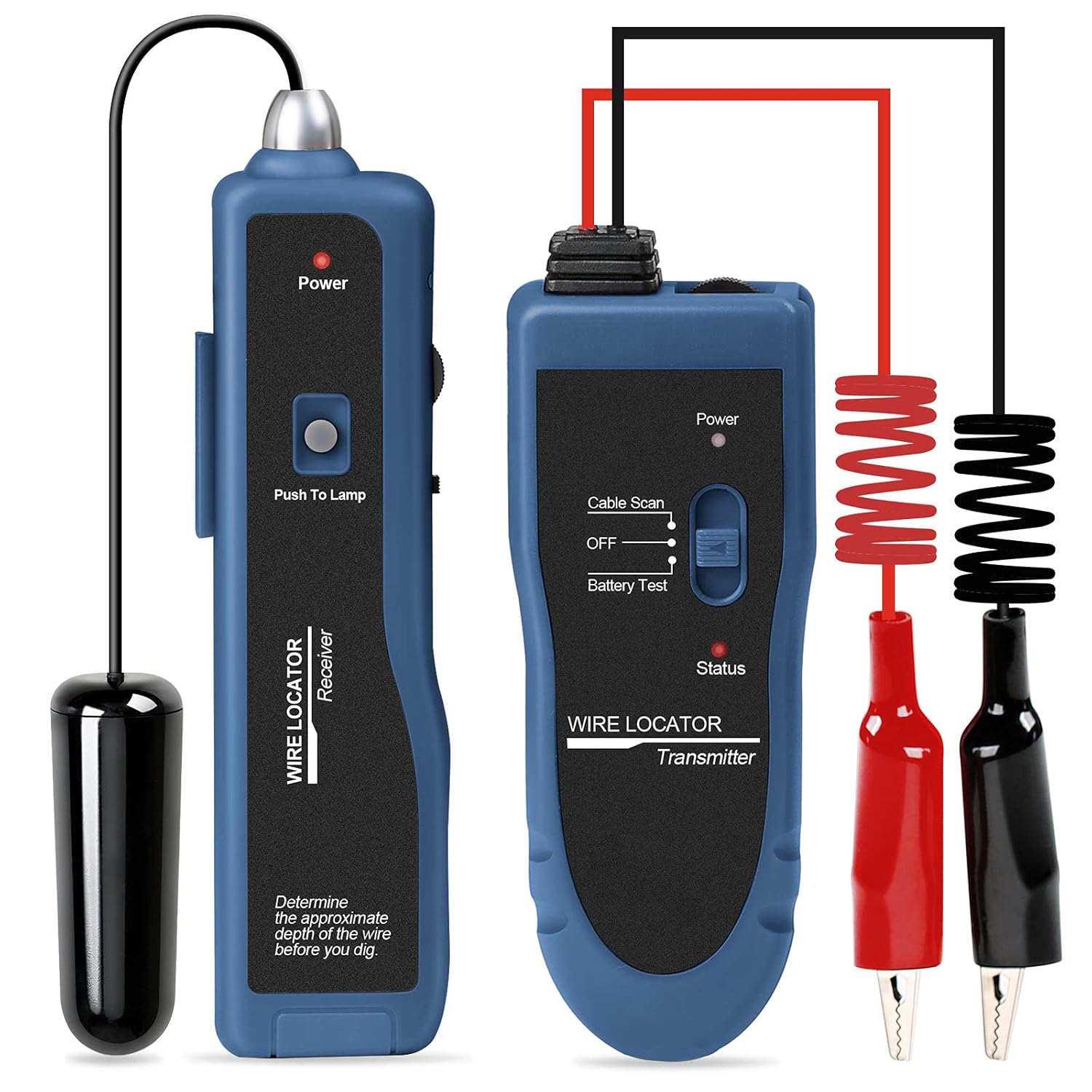 KOLSOL Underground Wire Locator, Cable Tester F02 Pro for Locate Wires, Locate Control Wires Cables Pet Fence Wires