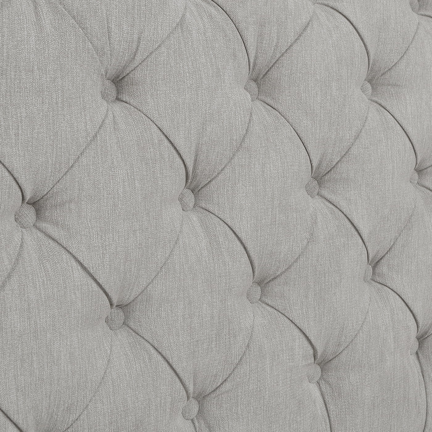 Jennifer Taylor Home Fontana Wingback Upholstered Platform Bed Frame, King, Silver Grey Polyester