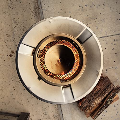 Solo Stove Bonfire 25 Inch Heat Deflector - Enhance Warmth and Comfort for Your Fire Pit - Durable 304 Stainless Steel - Maximizes Heat Radius