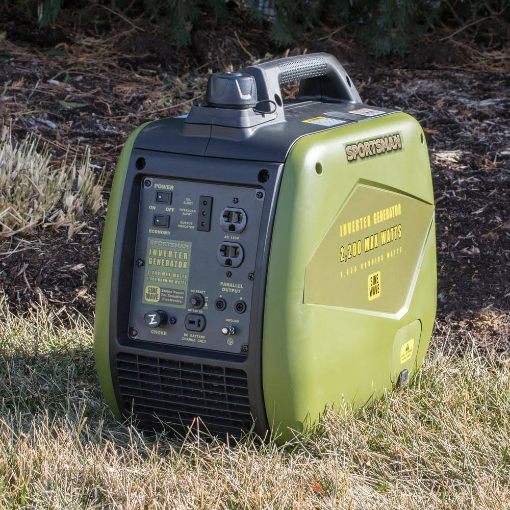 Portable Digital Inverter Generator 2200/1800-Watt Gasoline Parallel Capability