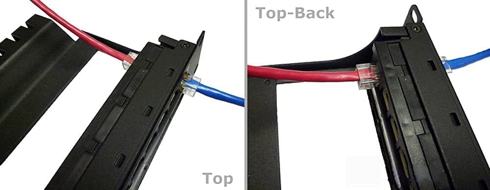 R.J. Enterprises® -HDPP-C6-48 ONE U-No Punch Down,Cat6,Patch Panel (10 Gig,TOOL-LESS, Feed Through