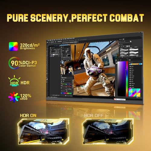 SANSUI 32 Inch Curved 240Hz Gaming Monitor High Refresh Rate, FHD 1080P Gaming PC Monitor HDMI DP1.4, Curved 1500R, 1Ms MPRT, HDR,Metal Stand