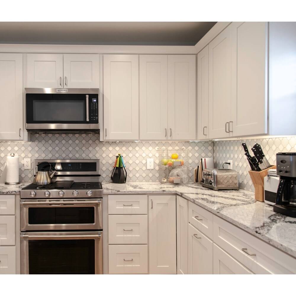 Design House 613141 Brookings 18x22 Fully Assembled Kitchen Base Cabinet, White Shaker