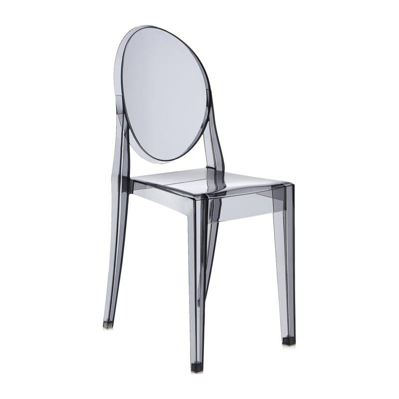 Kartell Victoria Ghost Chair Solid - Polycarbonate Black - 4857000000