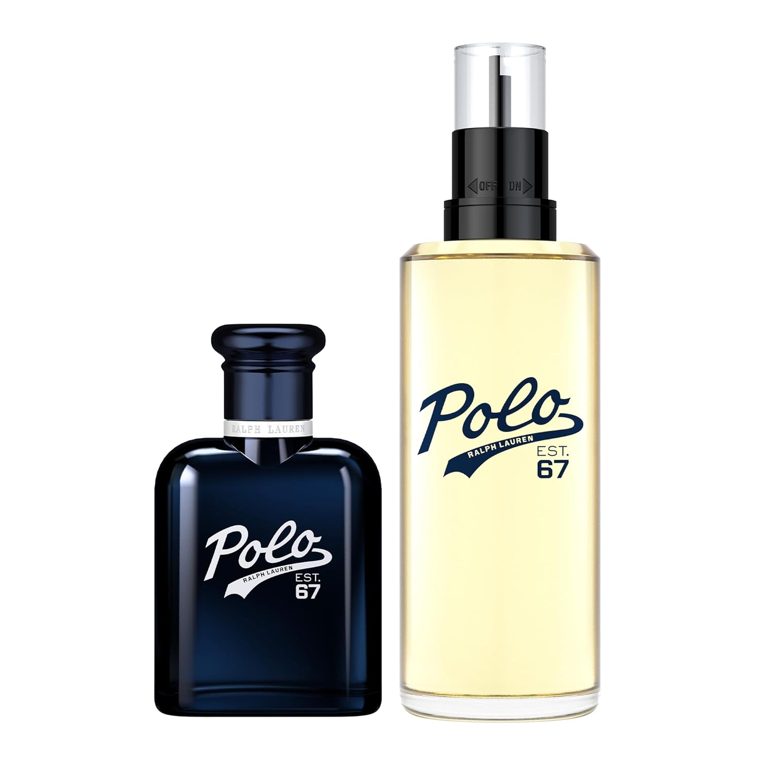 Ralph Lauren - Polo 67 - Eau de Toilette - Men's Cologne Refill Bundle - Woody & Solar Scent - With Sunflower, Bergamot, & Patchouli - Full Size