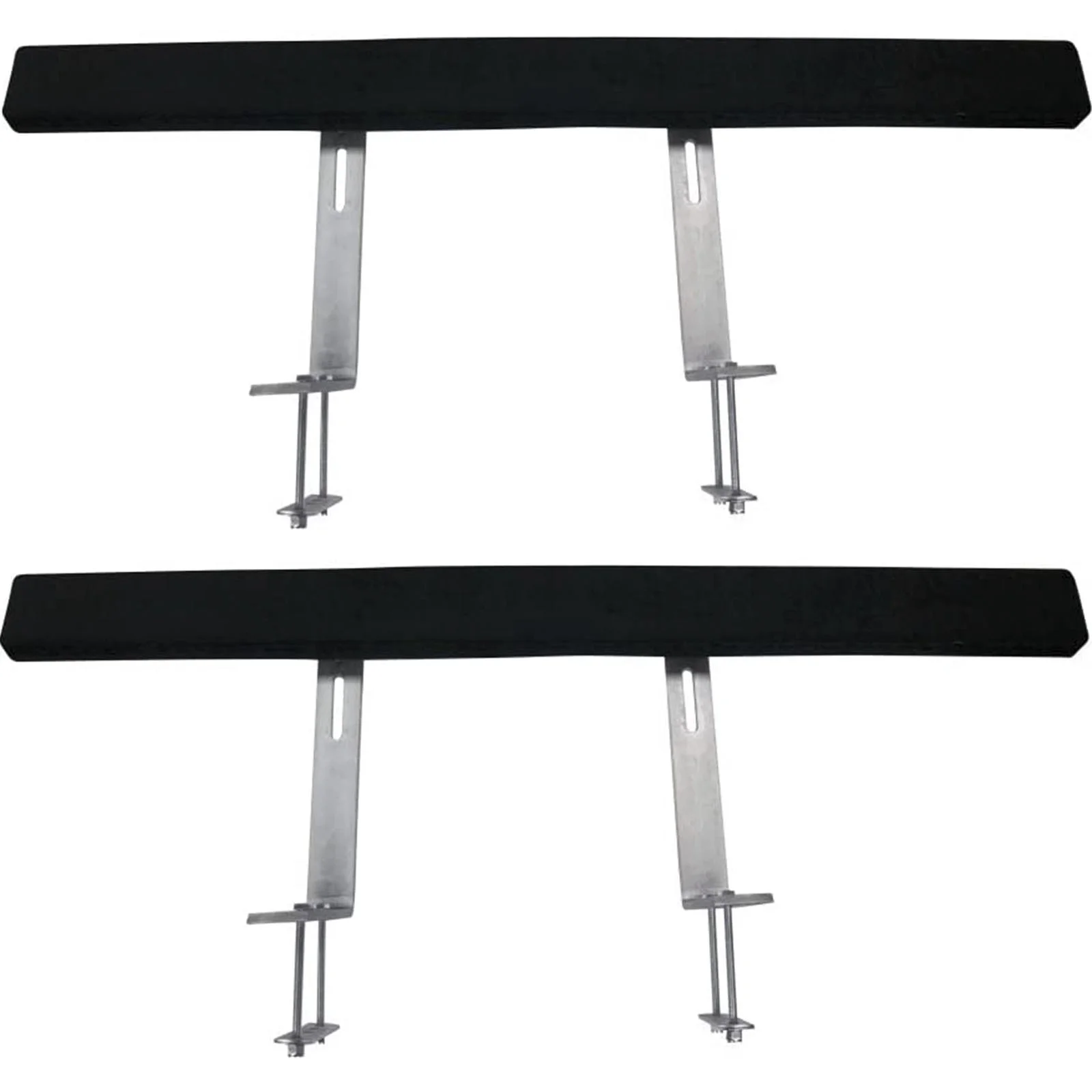 VEVOR 48" Boat Trailer Guide-Ons, 2-Pack - Rustproof Steel with Carpet-Padded Boards & Mounting Parts, Ideal for Ski, Fishing & Sailboat Trailers