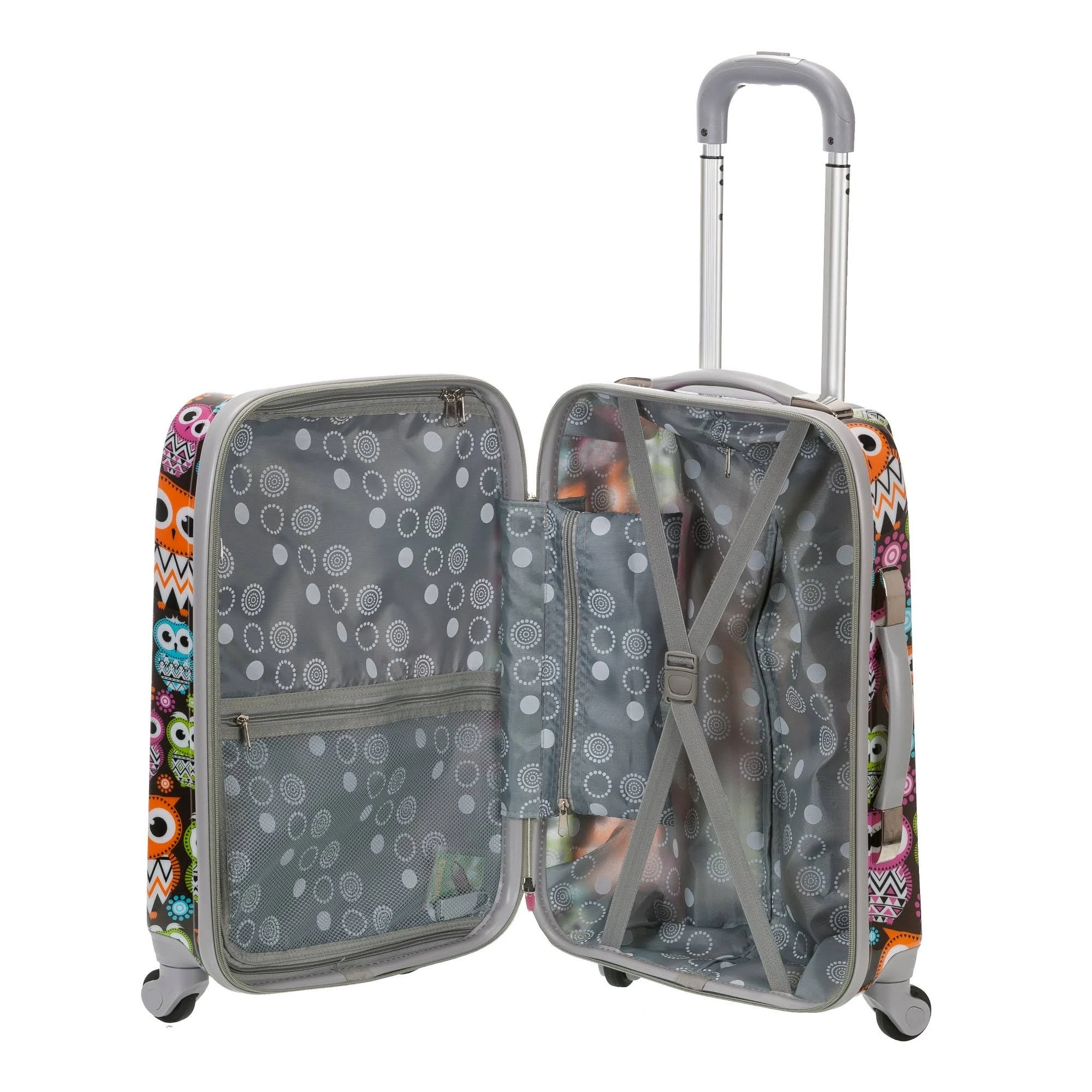 Rockland 20x22 Polycarbonate Carry On, Owl