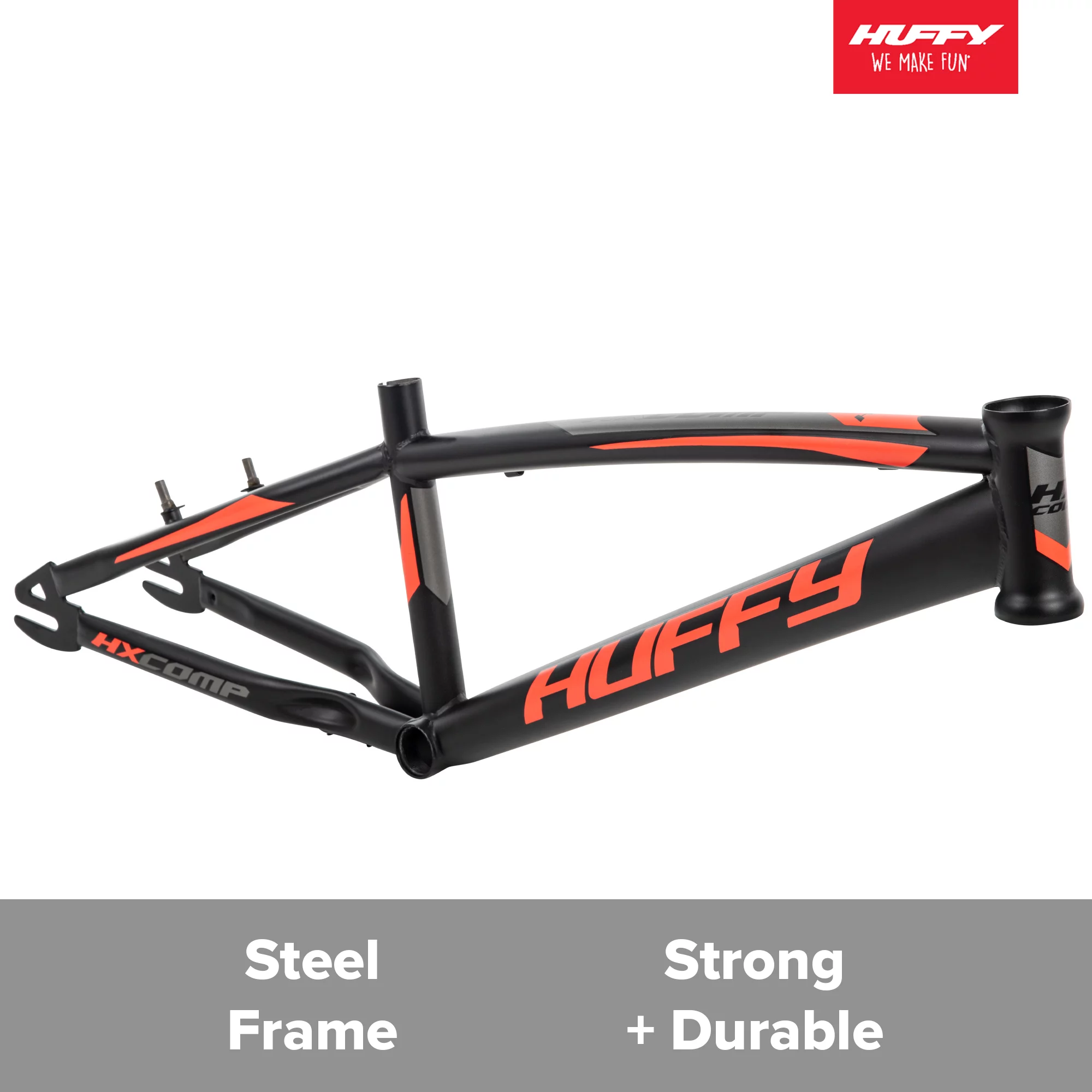 Huffy 20 BMX Race HX-Comp Boys' Bikes , Boys and Girls Ages 5 Years,  Black / Neon Red