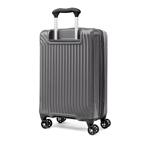 Travelpro Maxlite Air Hardside Expandable Carry on Luggage, 8 Spinner Wheels, Lightweight Hard Shell Polycarbonate Suitcase, Shadow Grey